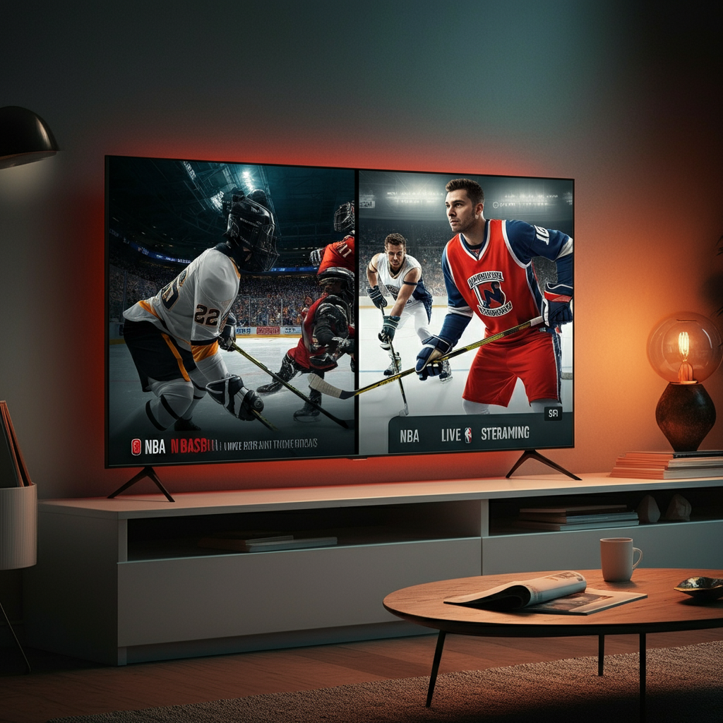 IPTV Packages for Live Streaming NHL and NBA Games